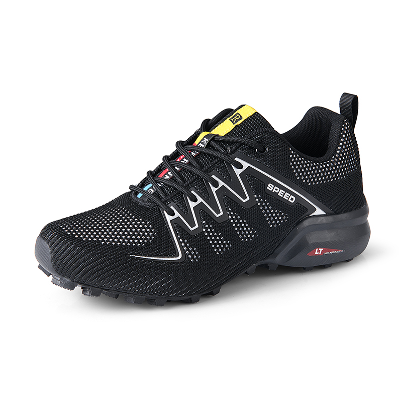 Knit Fabric Lace Up Sneakers - MTB-fietsschoenen zapatillas ciclismo Heren motorschoenen Gebreide