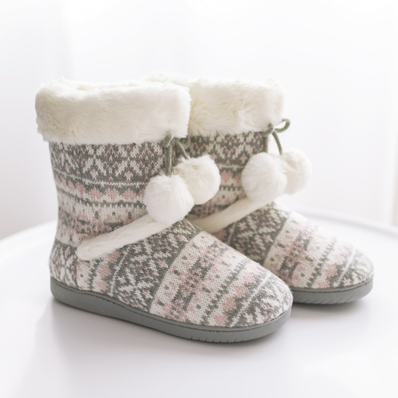 Boots - Pluche pantoffels Laarzen voor dames Warme