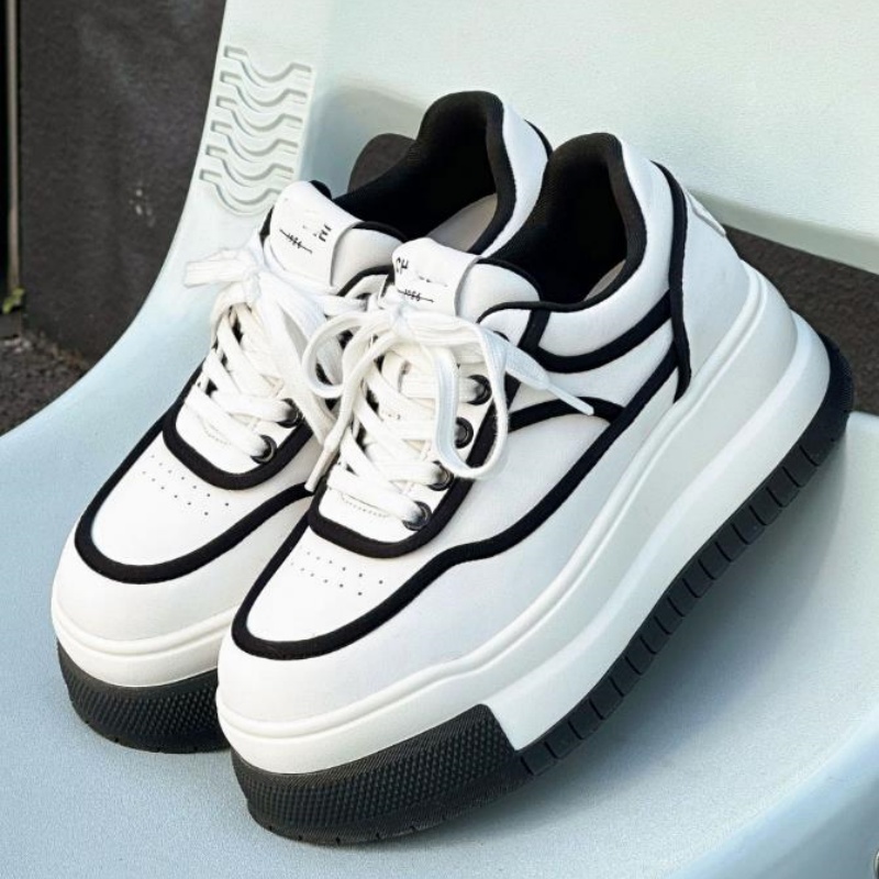 Running Shoes - Nieuwe leren dames witte ademende casual