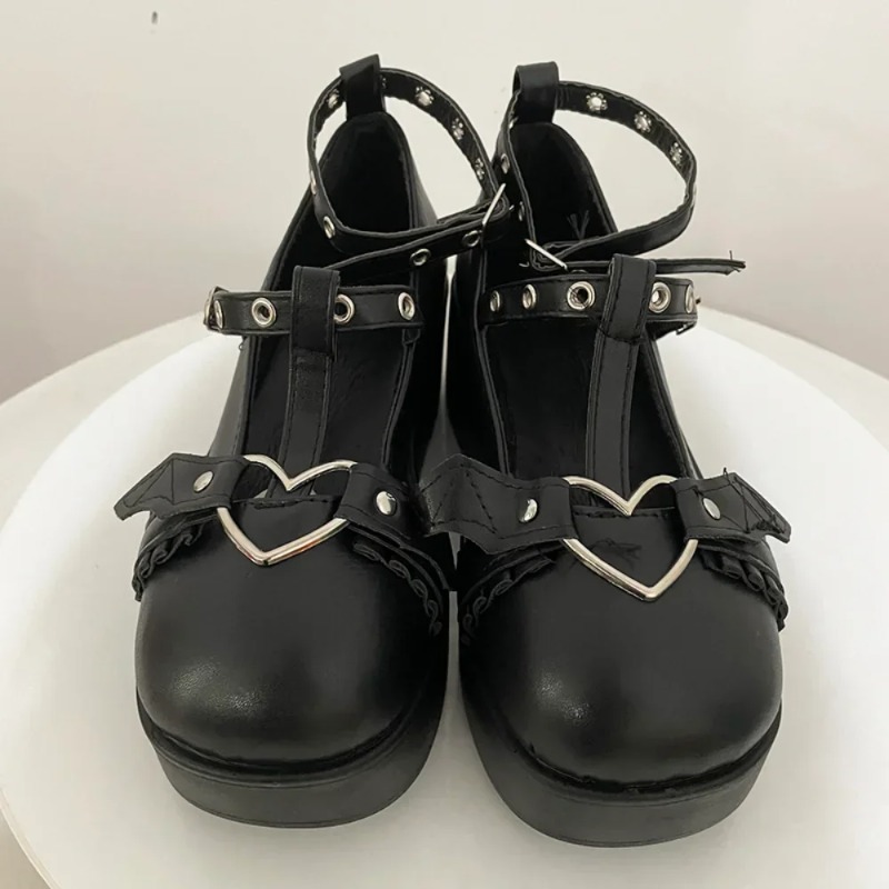 Nieuwe Zoete Hart Gesp Wiggen  - Women'S Shoes recensie en prijs