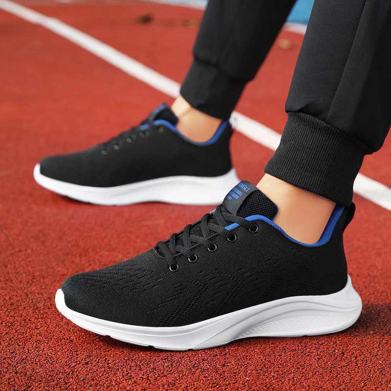 Nieuwe schoenen voor heren Sne - Knit Fabric Lace Up Sneakers recensie en prijs