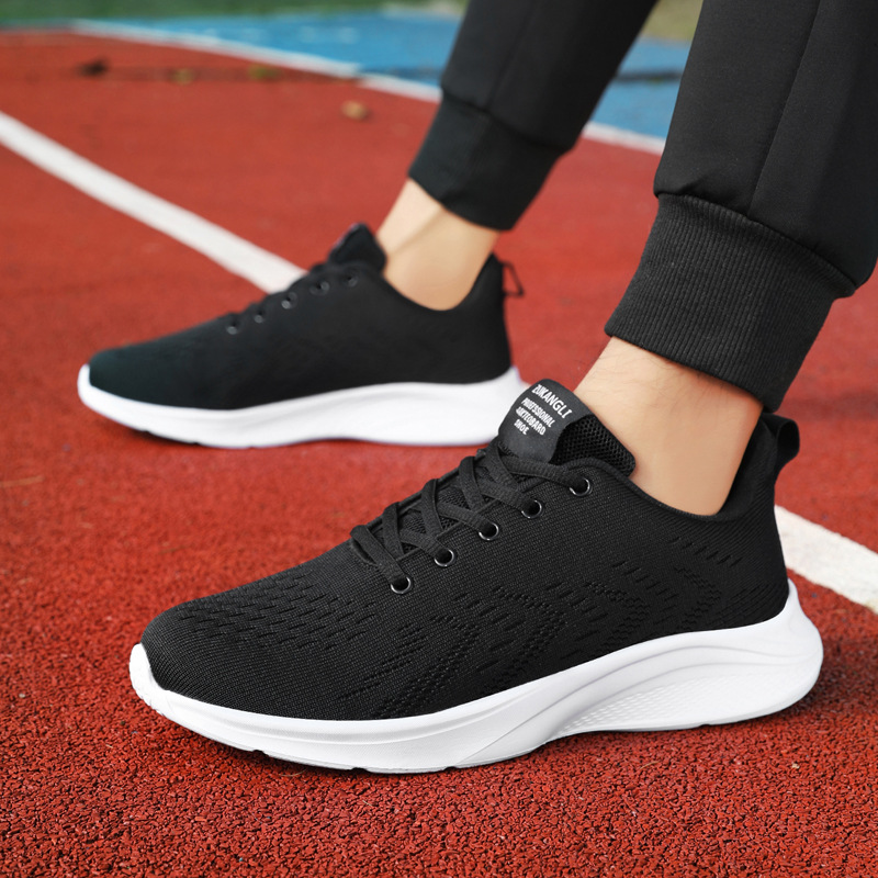 Nieuwe schoenen voor heren Sne - Knit Fabric Lace Up Sneakers recensie en prijs