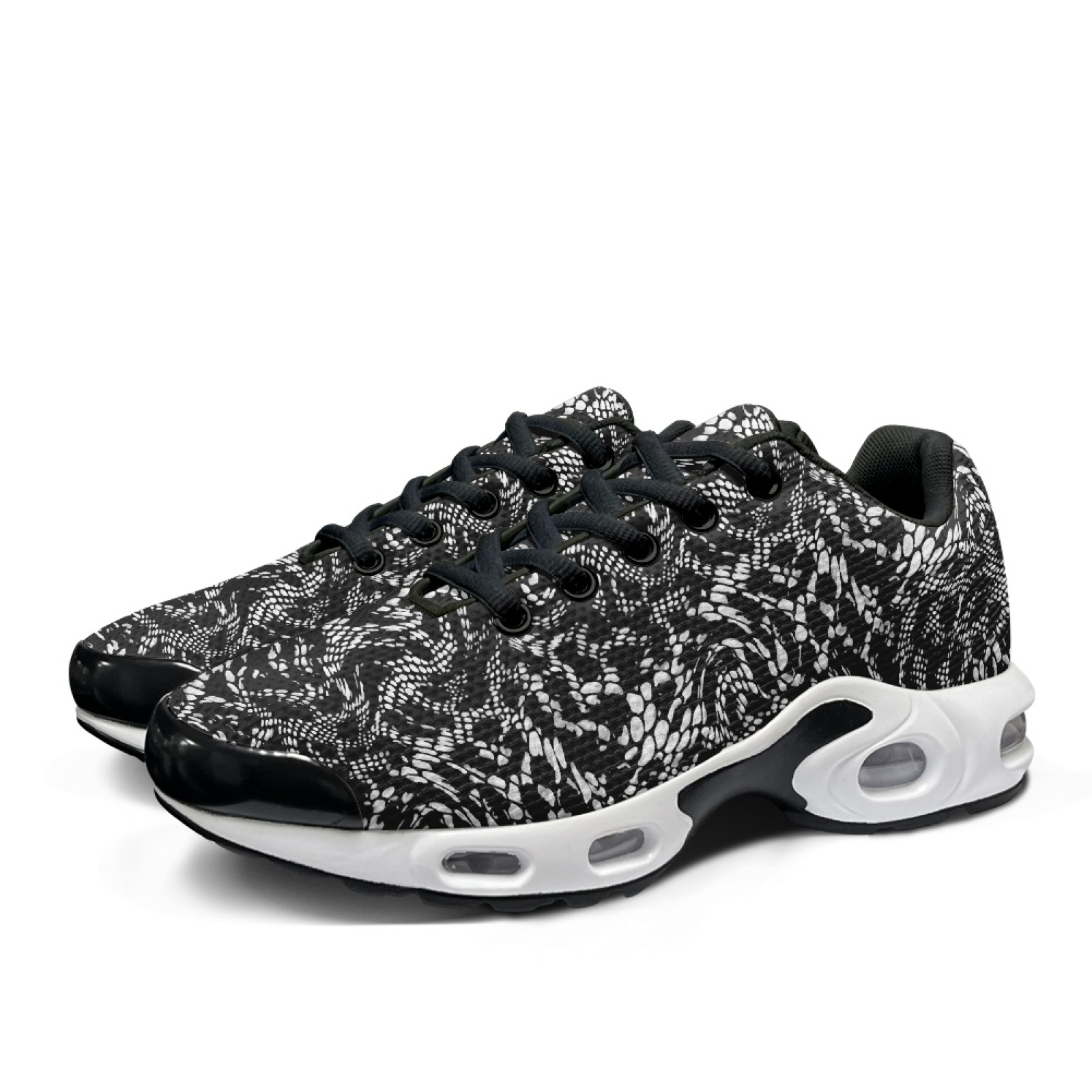 PENSTROLL Sneakers met slangen - Knit Fabric Lace Up Sneakers recensie en prijs